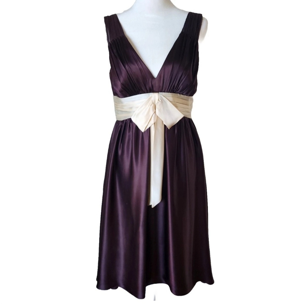 Vintage Rory Gilmore Y2K 100% Silk Shelli Segal Dress, Party - Picture 9 of 13